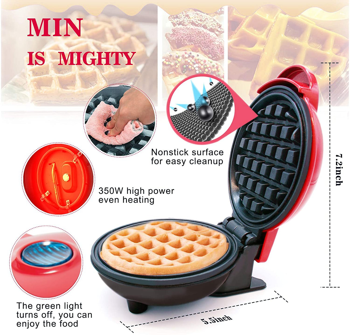 MINI WAFFLERA - ENVÍO GRATIS 😎❤️