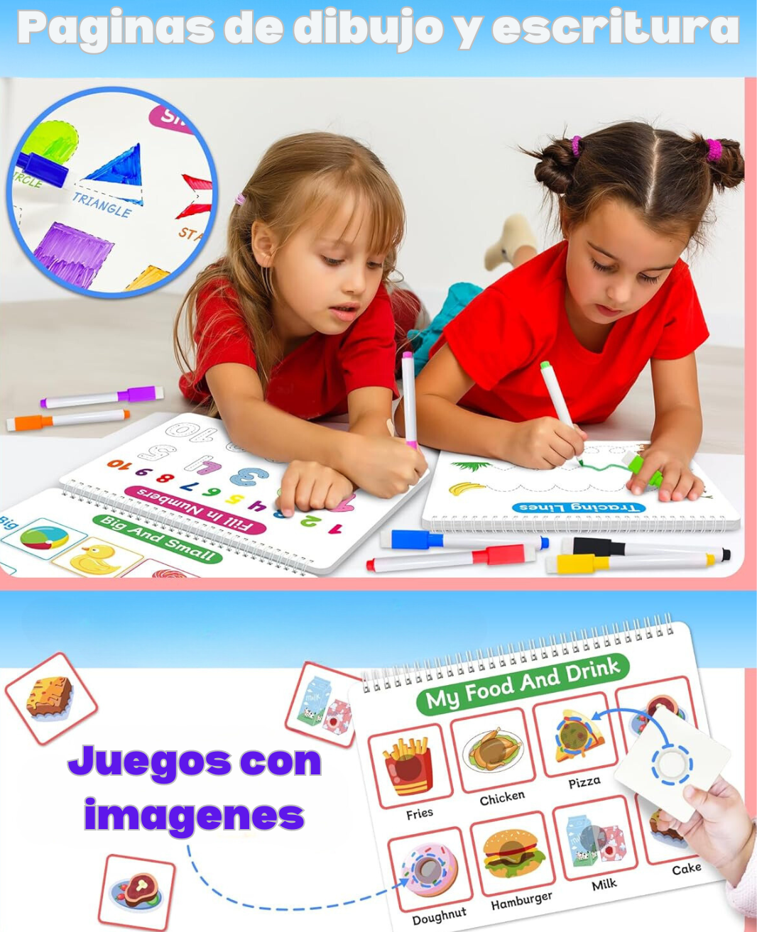 LIBRO DE ACTIVIDADES MONTESSORI (KIT COMPLETO)- ENVÍO GRATIS 🥰💕