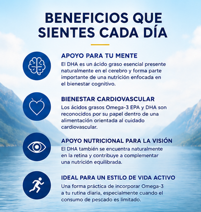 OMEGA-3 ULTIMATE – ACEITE DE PESCADO PREMIUM EPA + DHA