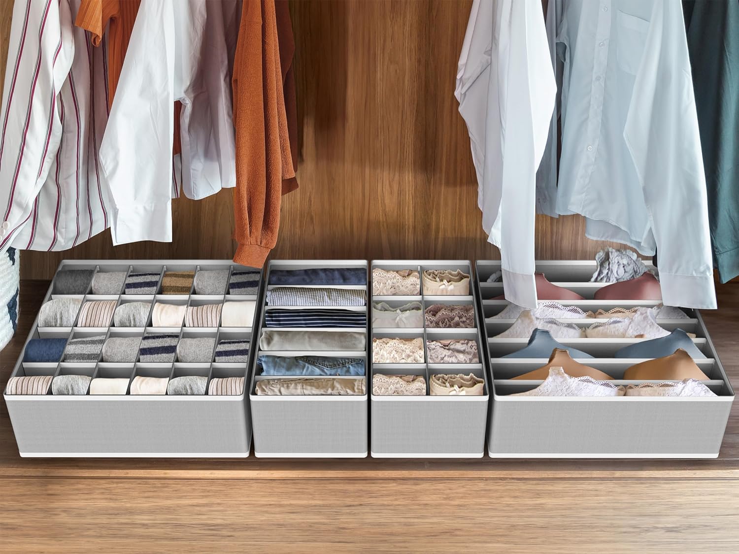 Combo Organizador de Ropa Interior + 2 Ganchos Multi