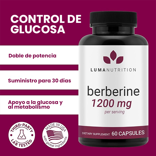 BERBERINA 1200mg -  ENVÍO GRATIS 😁😎