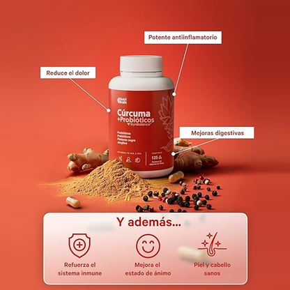 CÚRCUMA + PROBIÓTICOS - ENVÍO GRATIS 💪🤩