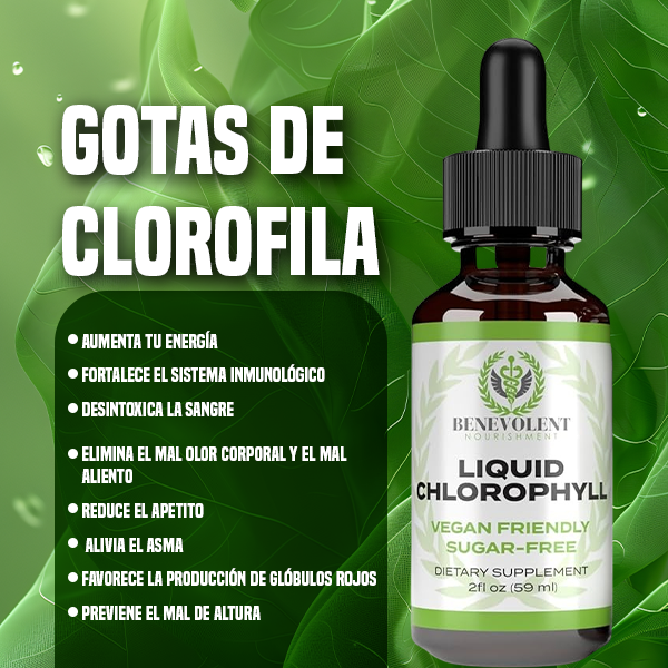 GOTAS DE CLOROFILA - ENVÍO GRATIS 🍃🤩