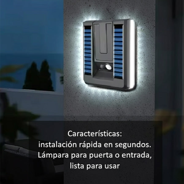 LÁMPARA SOLAR DE PARED EXTERIOR - ENVÍO GRATIS 🤩💡