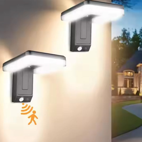 LÁMPARA SOLAR DE PARED EXTERIOR - ENVÍO GRATIS 🤩💡