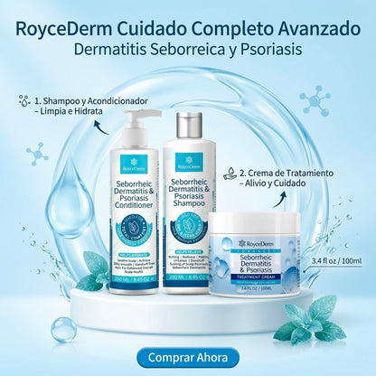 KIT ROYCEDERM ADVANCED SHAMPOO + ACONDICIONADOR + CREMA - ENVÍO GRATIS 🤩✈️