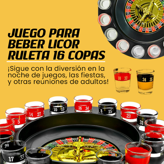 RULETA 16 COPAS - ENVÍO GRATIS 🥂😎