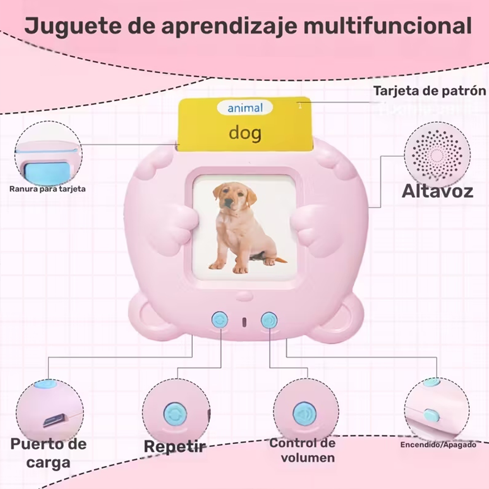 JUGUETE EDUCATIVO LECTOR DE TARJETAS -  ENVÍO GRATIS 😍🥰