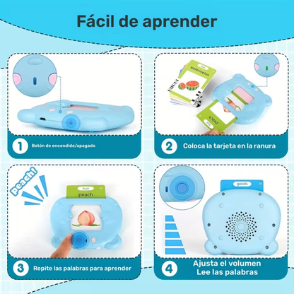 JUGUETE EDUCATIVO LECTOR DE TARJETAS -  ENVÍO GRATIS 😍🥰