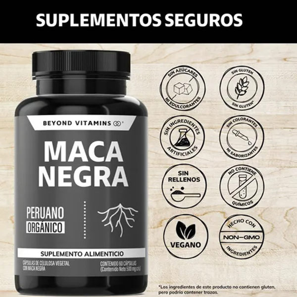 MACA NEGRA CÁPSULAS - ENVÍO GRATIS 🤩😎