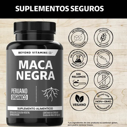 MACA NEGRA CÁPSULAS - ENVÍO GRATIS 🤩😎