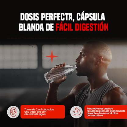 TURKESTERONE CON TONGKAT ALI 120CAPS -  ENVÍO GRATIS 💪💯
