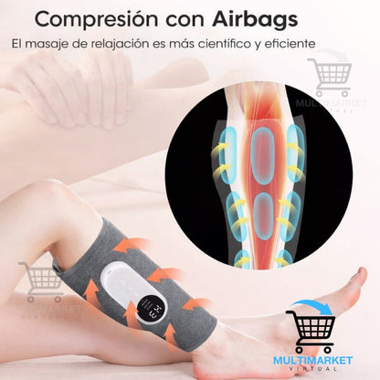 MASAJEADOR PORTÁTIL PARA PIERNAS Y BRAZOS – ALIVIO MUSCULAR INMEDIATO – RELAJACIÓN PROFUNDA – USO EN CASA Y VIAJE – ENVÍO GRATIS 🇨🇴