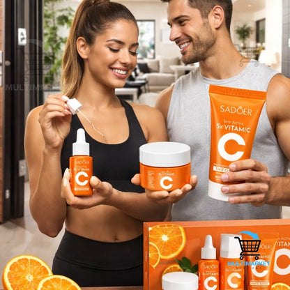 KIT VITAMINA C PROFESIONAL – TRATAMIENTO FACIAL REJUVENECEDOR – ILUMINA, HIDRATA Y REGENERA LA PIEL – ENVÍO GRATIS 🇨🇴