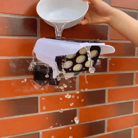 LAMPARA SOLAR TIPO CÁMARA CON SENSOR - ENVÍO GRATIS 🚗😎